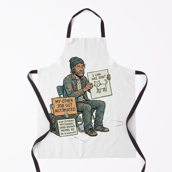 Artikelvorschau, Mein anderer Job wurde automatisiert – Satire in Form von handgezeichneten Memes entworfen und verkauft von ThatzMyTee.