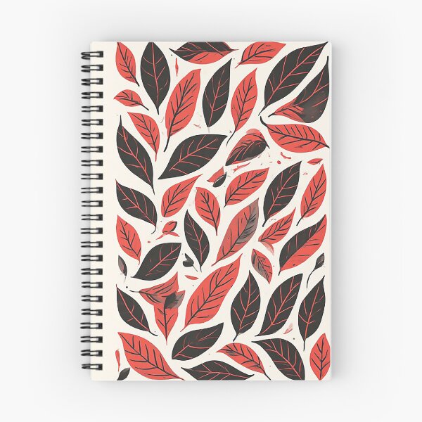 Artikelvorschau, Studie über das rote Laub in der Moderne entworfen und verkauft von bloompatterns.