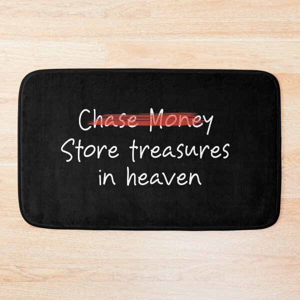 Item preview, Store Treasures in Heaven – Christian Faith Inspirational designed and sold by Verse & Vibes.