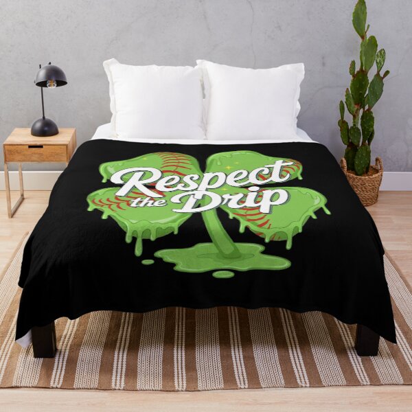 Item preview, Respect the Drip Baseball Patrick's Day Shamrock designed and sold by KIROSALS.