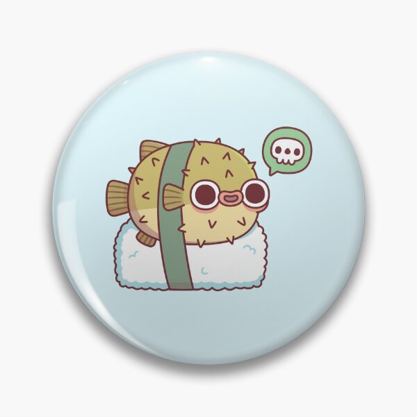 Item preview, Cute Pufferfish Sushi Letting You Know Its Toxic designed and sold by rustydoodle.