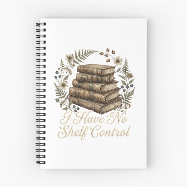 Item preview, I Have No Shelf Control botanical book vintage floral aesthetic cottagecore designed and sold by chattsuede.