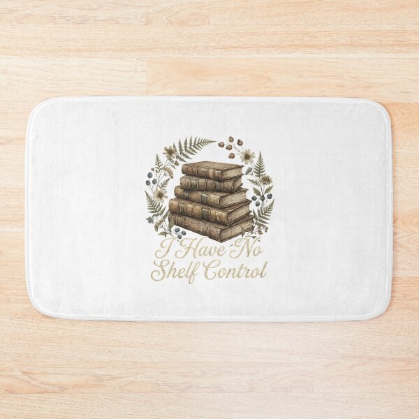 Item preview, I Have No Shelf Control botanical book vintage floral aesthetic cottagecore designed and sold by chattsuede.