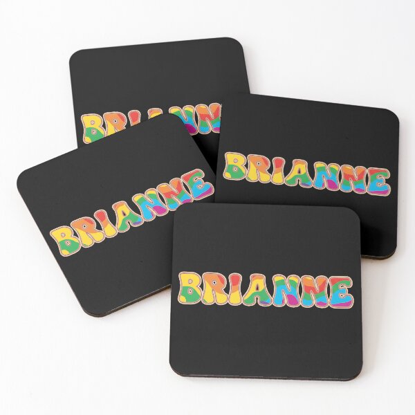 Item preview, ❤️ Brianne Personalized Name Wavy Retro Shirt, Coffee Mug, Sticker Gift designed and sold by HelixPedia.