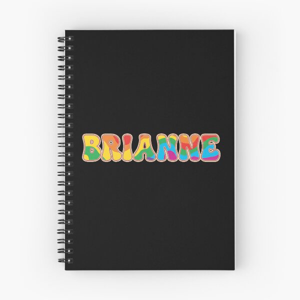 Aperçu de l'œuvre ❤️ Cadeau personnalisé Brianne : T-shirt rétro ondulé, tasse à café et autocollant créée et vendue par HelixPedia.