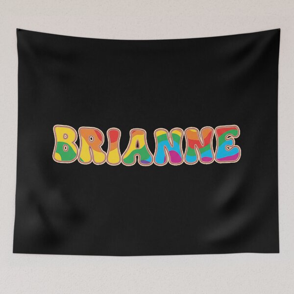 Item preview, ❤️ Brianne Personalized Name Wavy Retro Shirt, Coffee Mug, Sticker Gift designed and sold by HelixPedia.