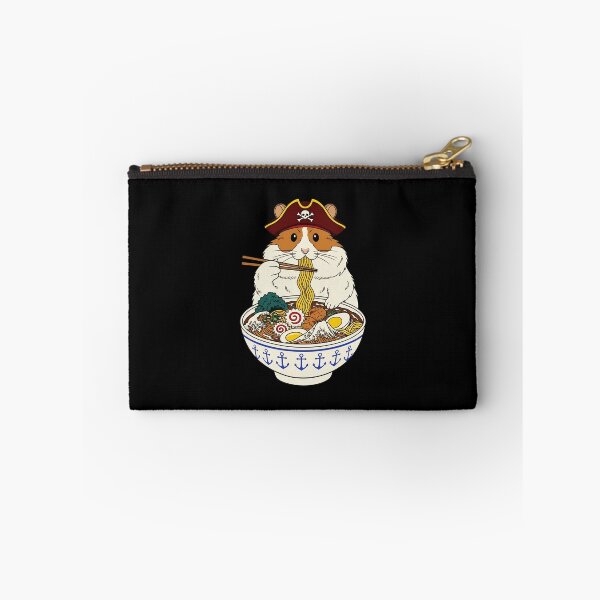 Item preview, Pirate Hamster Ramen Illustration Cute Japanese Food Art designed and sold by JEFDodsonArt.