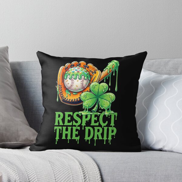 Item preview, Respect the Drip Baseball Patrick's Day Shamrock Tee designed and sold by KIROSALS.