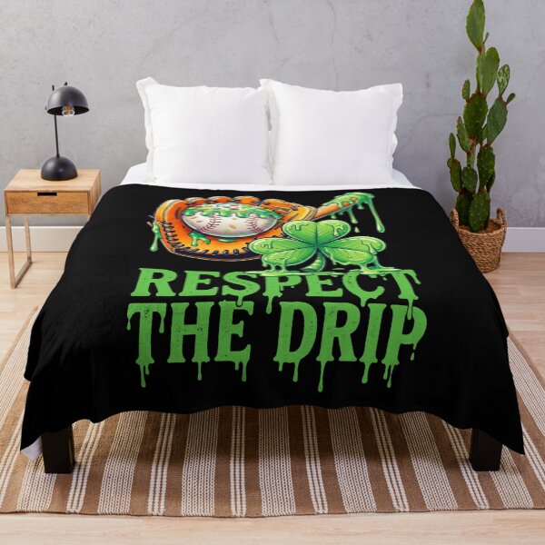 Item preview, Respect the Drip Baseball Patrick's Day Shamrock Tee designed and sold by KIROSALS.