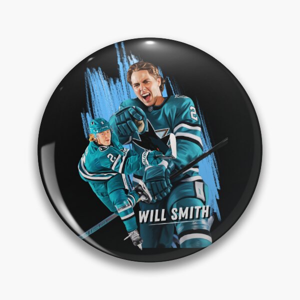 Artikelvorschau, Will Smith Hockey T-Shirt und Aufkleber mit aufgemaltem Effekt entworfen und verkauft von DiverseDazzle.