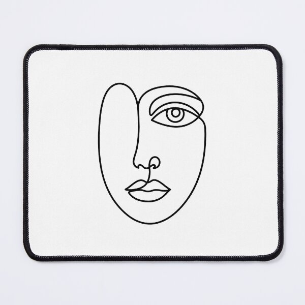 Item preview, Minimalist Abstract Face Line Art Modern Minimalist Drawing designed and sold by chattsuede.