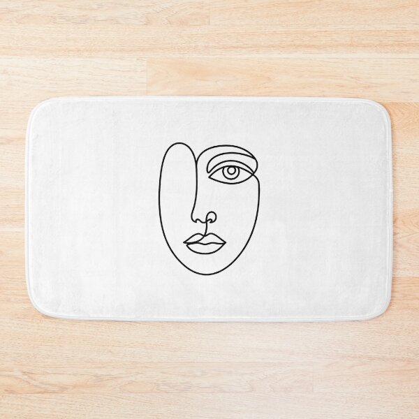 Item preview, Minimalist Abstract Face Line Art Modern Minimalist Drawing designed and sold by chattsuede.