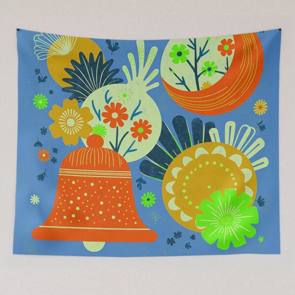 Item preview, Joyful Garden Bells designed and sold by joycrysstudio.