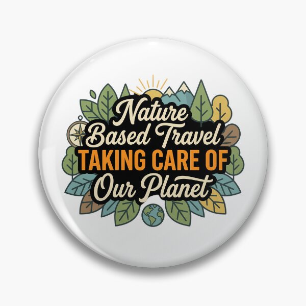 Item preview, Nature Based Travel Planet Care Flat Vector Outdoor Adventure designed and sold by chattsuede.