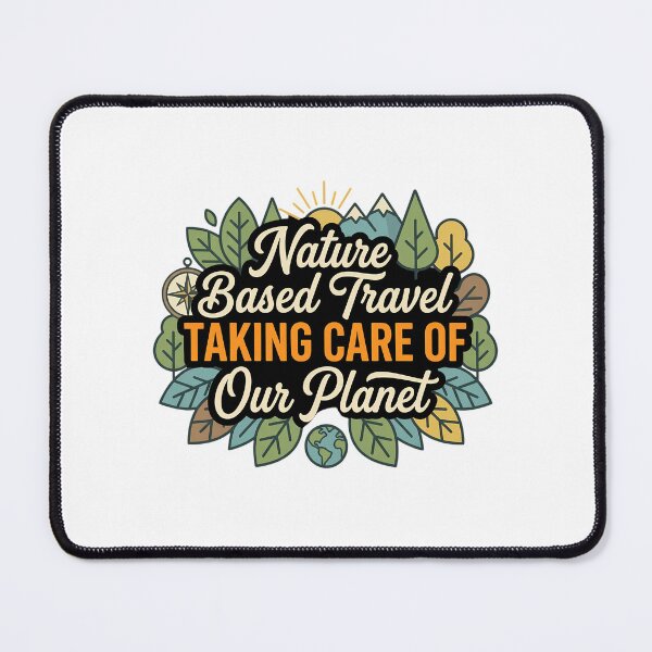Item preview, Nature Based Travel Planet Care Flat Vector Outdoor Adventure designed and sold by chattsuede.