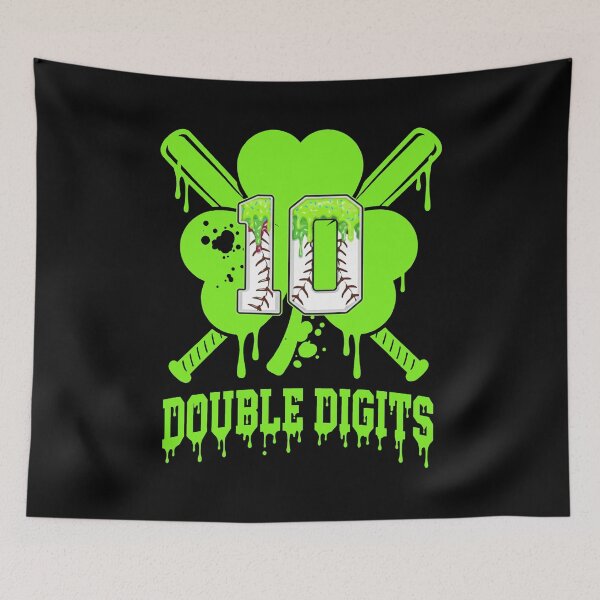 Item preview, 10 Double Digits Baseball Patrick's Day Shamrock designed and sold by KIROSALS.