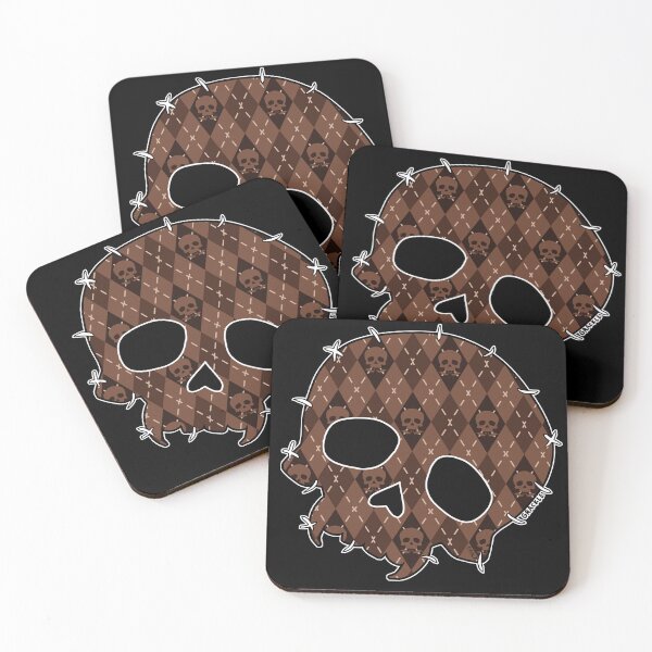 Item preview, Brown Skull Argyle designed and sold by JanGrackle.