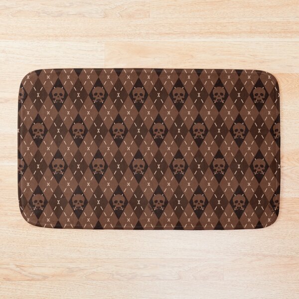 Item preview, Brown Skull Argyle designed and sold by JanGrackle.