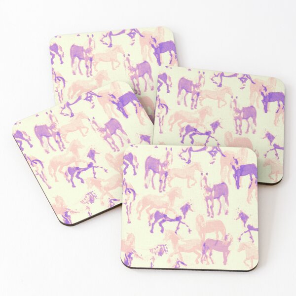 Item preview, Sierras Journey Rescue Horse Vibrant Boho Multicolor Peach Purple Cream designed and sold by LoveAlways-AEP.