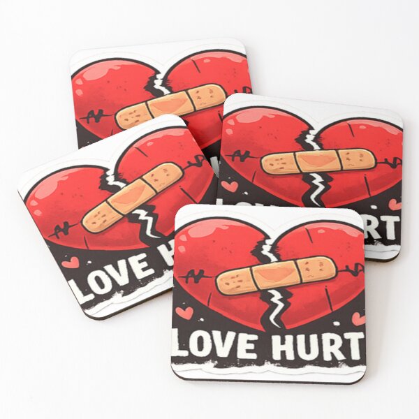 Item preview, Love Hurts – Broken Heart Valentine Illustration designed and sold by sosservice.