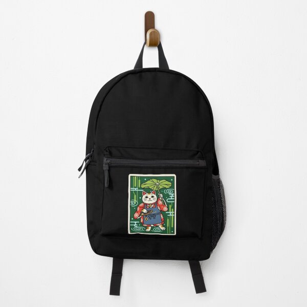 Item preview, Maneki Neko Green Lucky Cat Umbrella Japanese Art designed and sold by JordynLadukeg65.