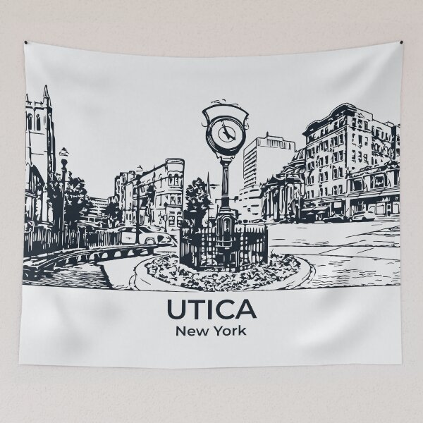 Item preview, Utica - New York designed and sold by Lakeric Cityscapes.