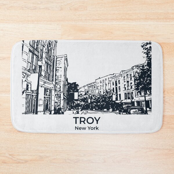 Item preview, Troy - New York designed and sold by Lakeric Cityscapes.
