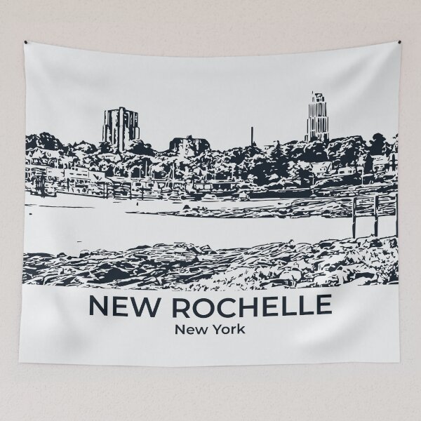 Item preview, New Rochelle - New York designed and sold by Lakeric Cityscapes.