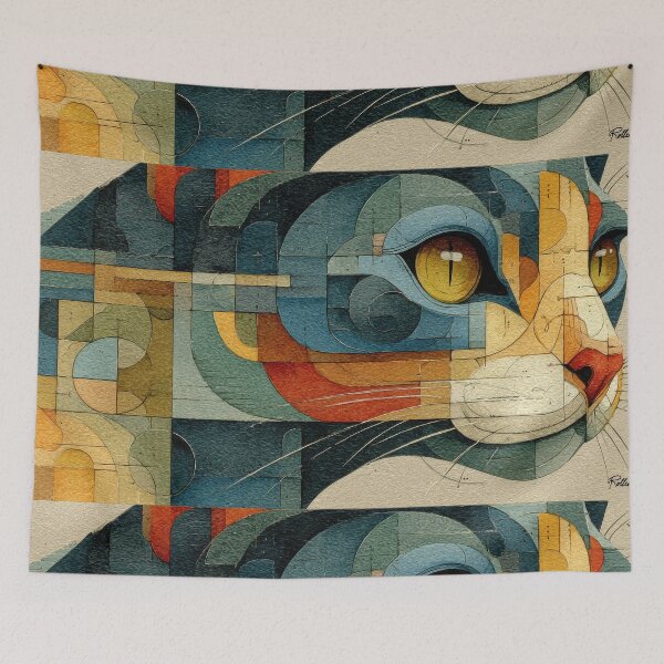 Item preview, PHARAOH'S WATCHFUL CAT designed and sold by ArtbyRolleen.