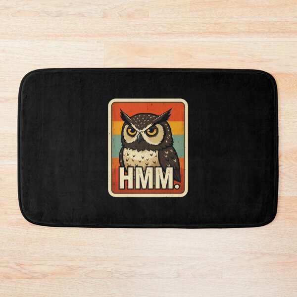 Item preview, HMM. Owl Illustration Thoughtful Attitude designed and sold by JEFDodsonArt.