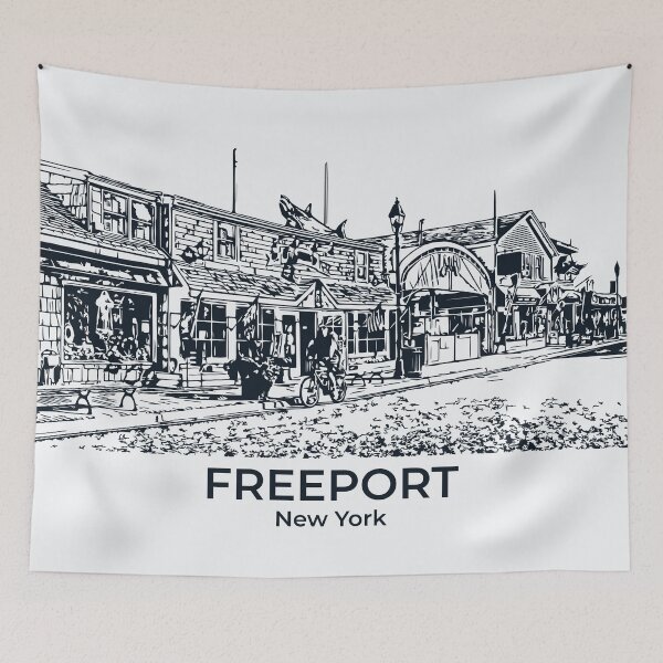 Item preview, Freeport - New York designed and sold by Lakeric Cityscapes.