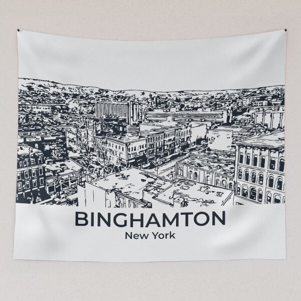 Item preview, Binghamton - New York designed and sold by Lakeric Cityscapes.