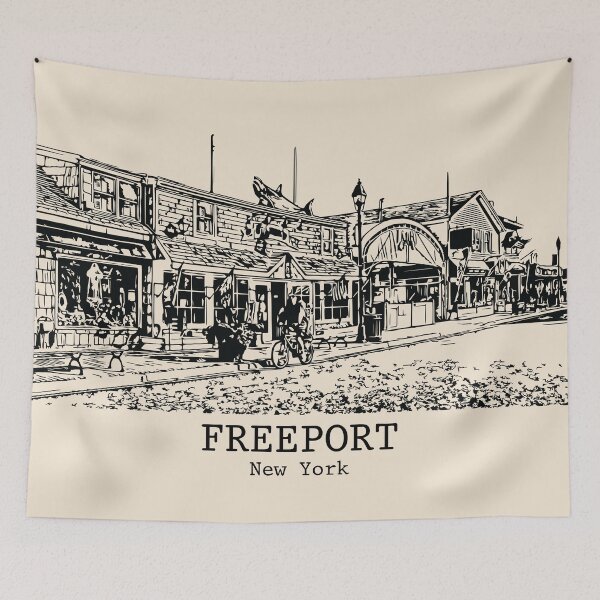 Item preview, Freeport - New York designed and sold by Lakeric Cityscapes.