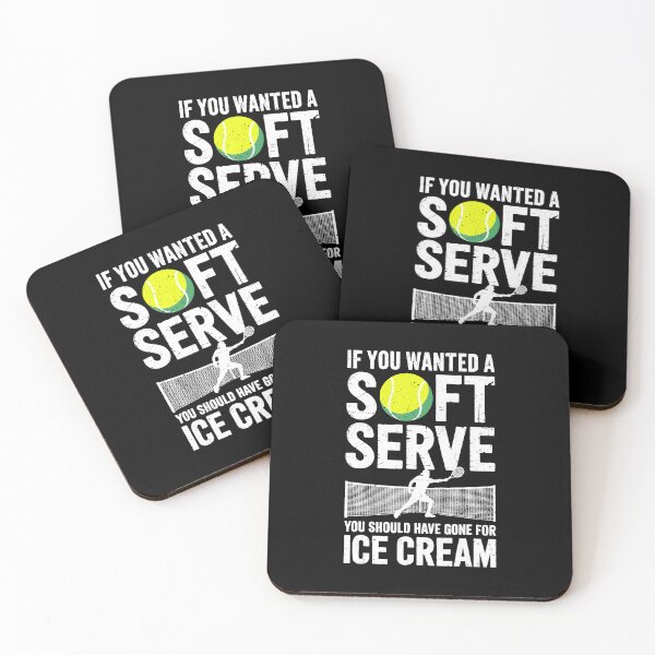 Item preview, If You Wanted A Soft Serve Funny Tennis  designed and sold by WayTBeenkenArt.
