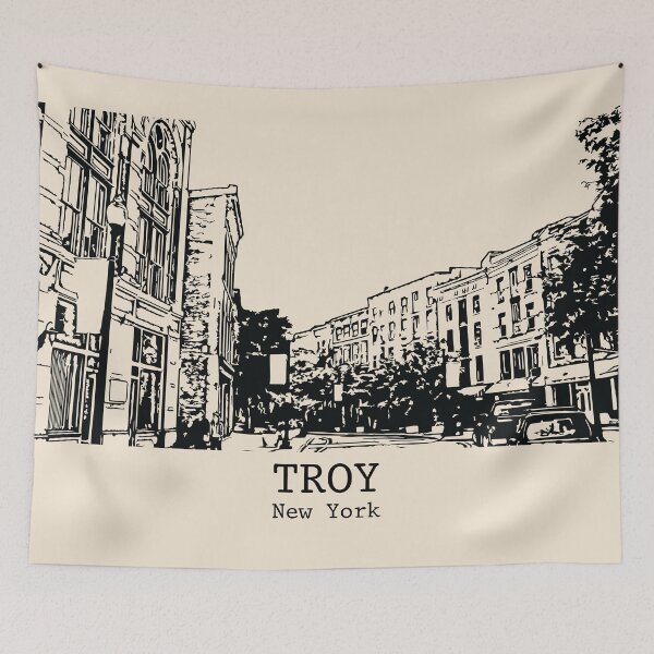 Item preview, Troy - New York designed and sold by Lakeric Cityscapes.