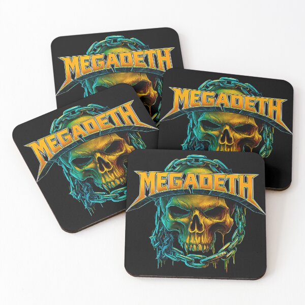 Item preview, Megadeth Skull With Chains Heavy Metal Artwork designed and sold by TheFluffyDress.