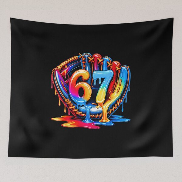 Item preview, 67 Baseball Ice Glove Cream Drip Graphic designed and sold by miaa-artistshop.