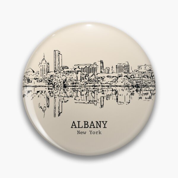 Artikelvorschau, Albany - New York entworfen und verkauft von Lakeric Cityscapes.