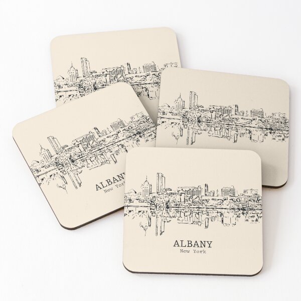 Artikelvorschau, Albany - New York entworfen und verkauft von Lakeric Cityscapes.