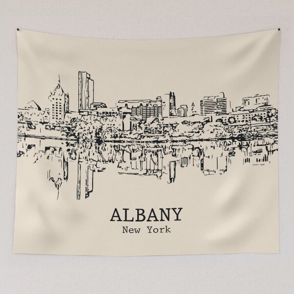 Item preview, Albany - New York designed and sold by Lakeric Cityscapes.