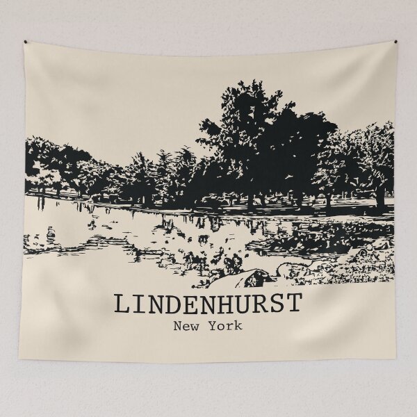 Item preview, Lindenhurst - New York designed and sold by Lakeric Cityscapes.