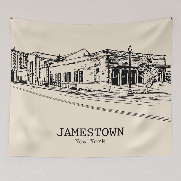 Item preview, Jamestown - New York designed and sold by Lakeric Cityscapes.