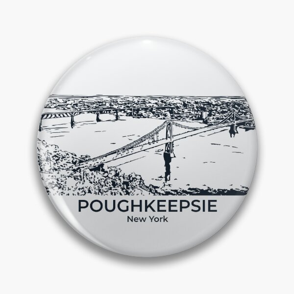 Artikelvorschau, Poughkeepsie - New York entworfen und verkauft von Lakeric Cityscapes.