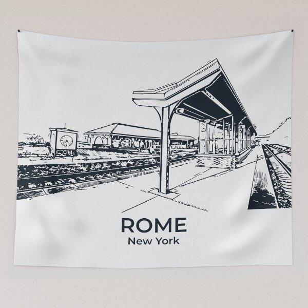 Item preview, Rome - New York designed and sold by Lakeric Cityscapes.
