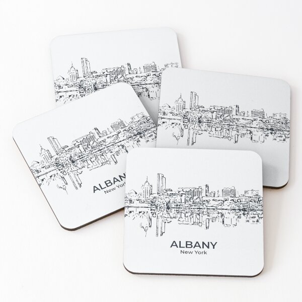 Artikelvorschau, Albany - New York entworfen und verkauft von Lakeric Cityscapes.