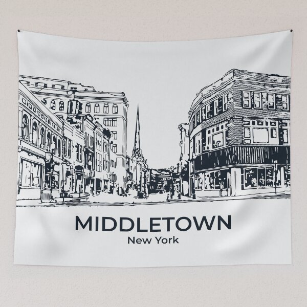 Item preview, Middletown - New York designed and sold by Lakeric Cityscapes.