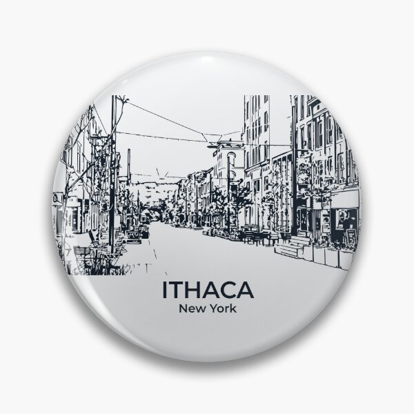 Item preview, Ithaca - New York designed and sold by Lakeric Cityscapes.
