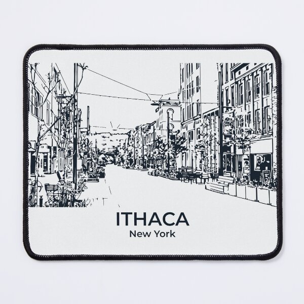 Item preview, Ithaca - New York designed and sold by Lakeric Cityscapes.