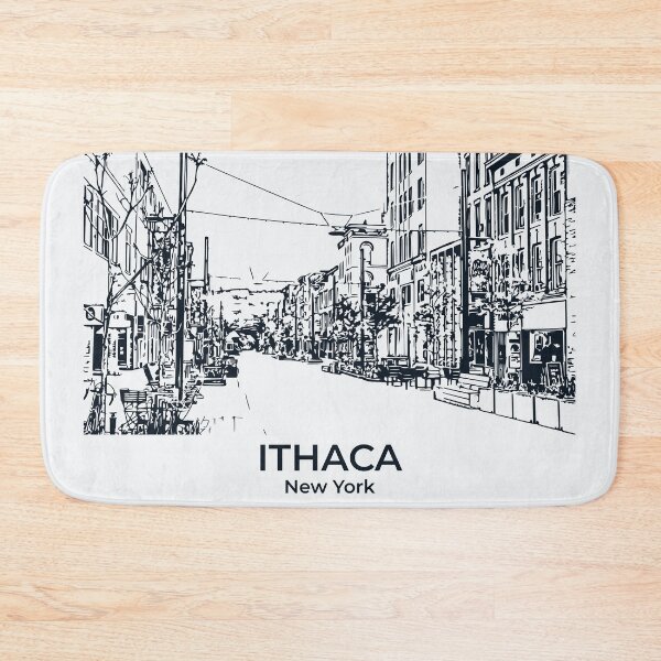 Item preview, Ithaca - New York designed and sold by Lakeric Cityscapes.