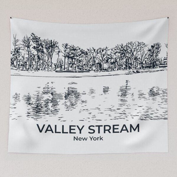 Item preview, Valley Stream - New York designed and sold by Lakeric Cityscapes.